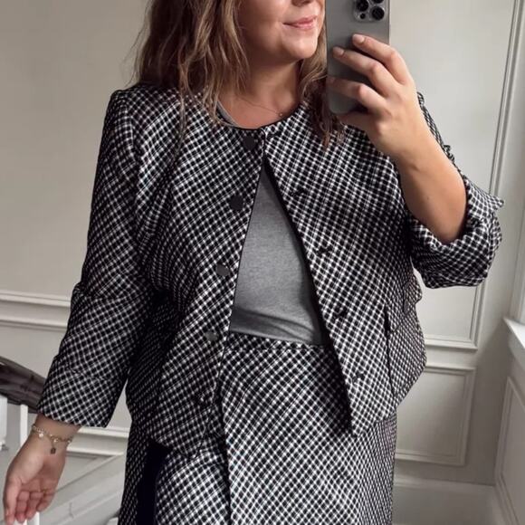 Spanx Ponte Lady Jacket Jacquard Size Small - Picture 5 of 7